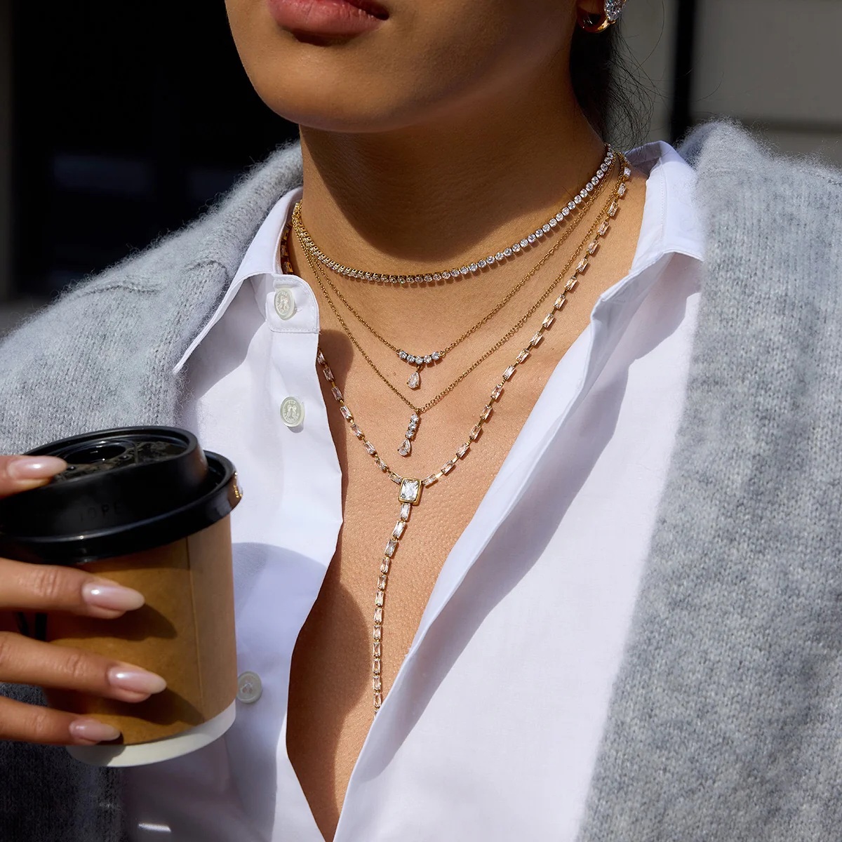 Detail řetízku ELENYS Vertical Grace